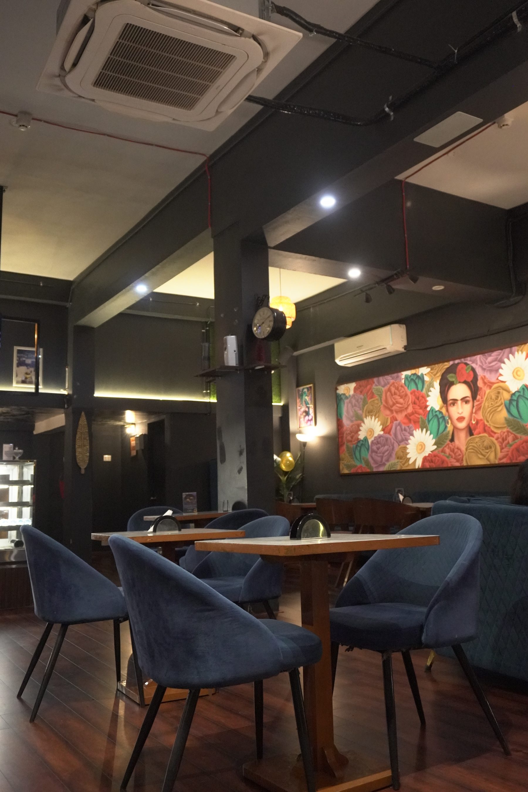 A lounge corner reserved for a small group at Panache